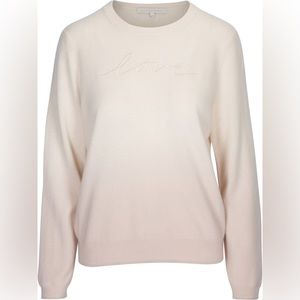 Naked Cashmere x BCRF love 100% cashmere sweater BNWOT